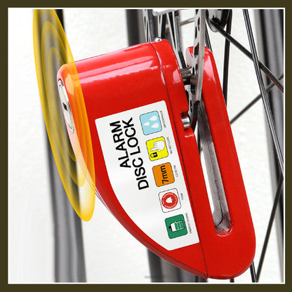 🔒 Antidiefstalslot voor motorfietsen | Luid alarm van 110 dB