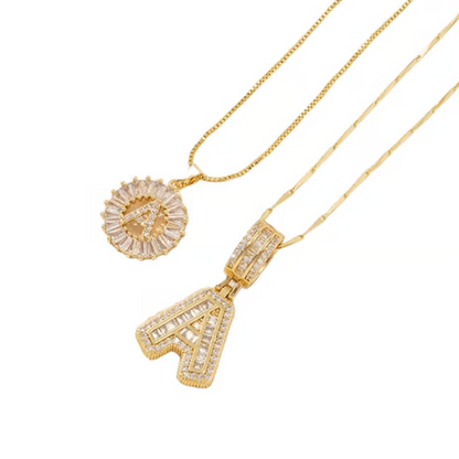 🌸LAATSTE DAG: SPECIALE PRIJS!!🌸Gouden ketting met alfabet-hanger