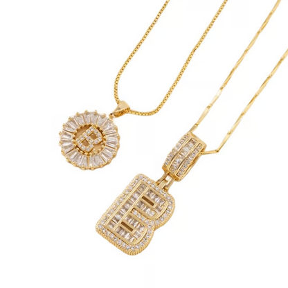 🌸LAATSTE DAG: SPECIALE PRIJS!!🌸Gouden ketting met alfabet-hanger