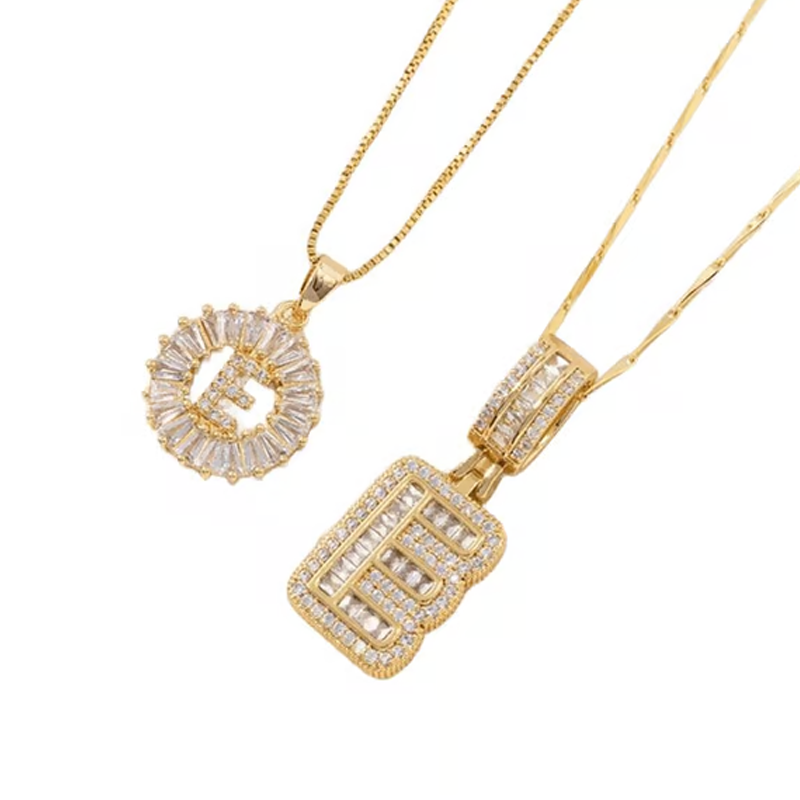 🌸LAATSTE DAG: SPECIALE PRIJS!!🌸Gouden ketting met alfabet-hanger