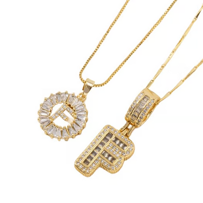 🌸LAATSTE DAG: SPECIALE PRIJS!!🌸Gouden ketting met alfabet-hanger
