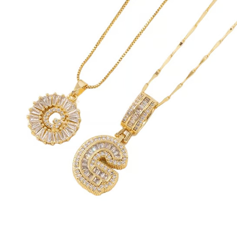 🌸LAATSTE DAG: SPECIALE PRIJS!!🌸Gouden ketting met alfabet-hanger