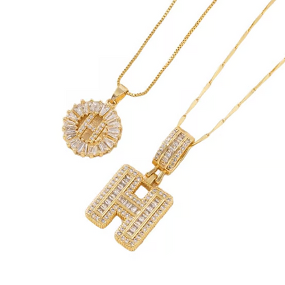 🌸LAATSTE DAG: SPECIALE PRIJS!!🌸Gouden ketting met alfabet-hanger