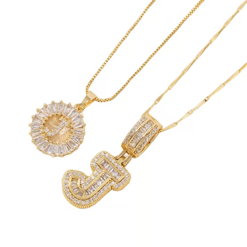 🌸LAATSTE DAG: SPECIALE PRIJS!!🌸Gouden ketting met alfabet-hanger