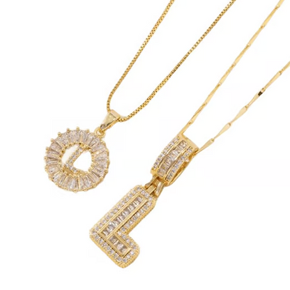 🌸LAATSTE DAG: SPECIALE PRIJS!!🌸Gouden ketting met alfabet-hanger