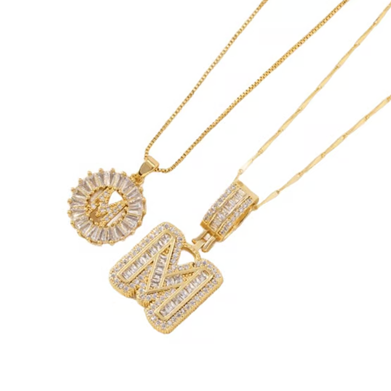 🌸LAATSTE DAG: SPECIALE PRIJS!!🌸Gouden ketting met alfabet-hanger