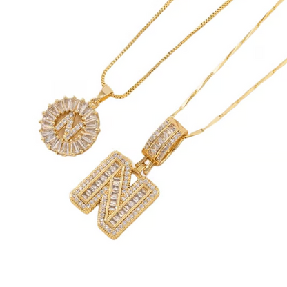 🌸LAATSTE DAG: SPECIALE PRIJS!!🌸Gouden ketting met alfabet-hanger