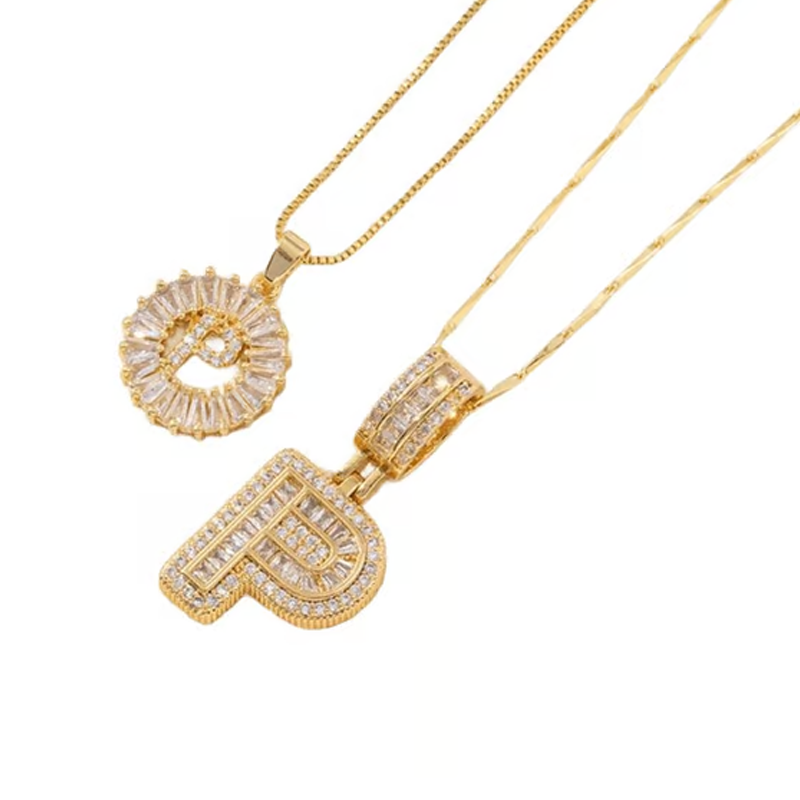 🌸LAATSTE DAG: SPECIALE PRIJS!!🌸Gouden ketting met alfabet-hanger