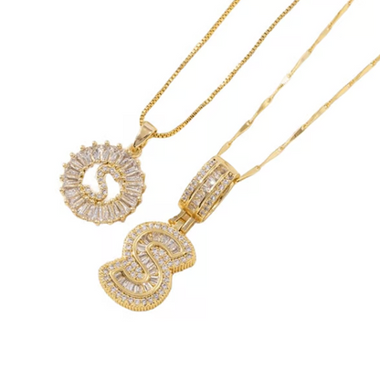 🌸LAATSTE DAG: SPECIALE PRIJS!!🌸Gouden ketting met alfabet-hanger