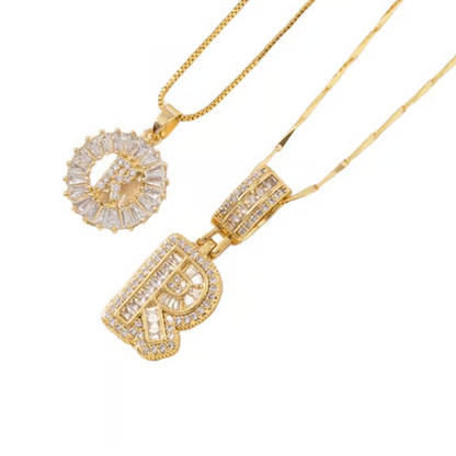 🌸LAATSTE DAG: SPECIALE PRIJS!!🌸Gouden ketting met alfabet-hanger