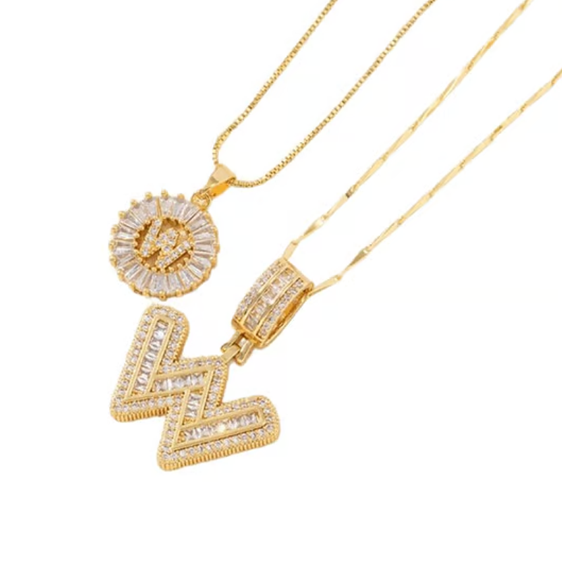 🌸LAATSTE DAG: SPECIALE PRIJS!!🌸Gouden ketting met alfabet-hanger