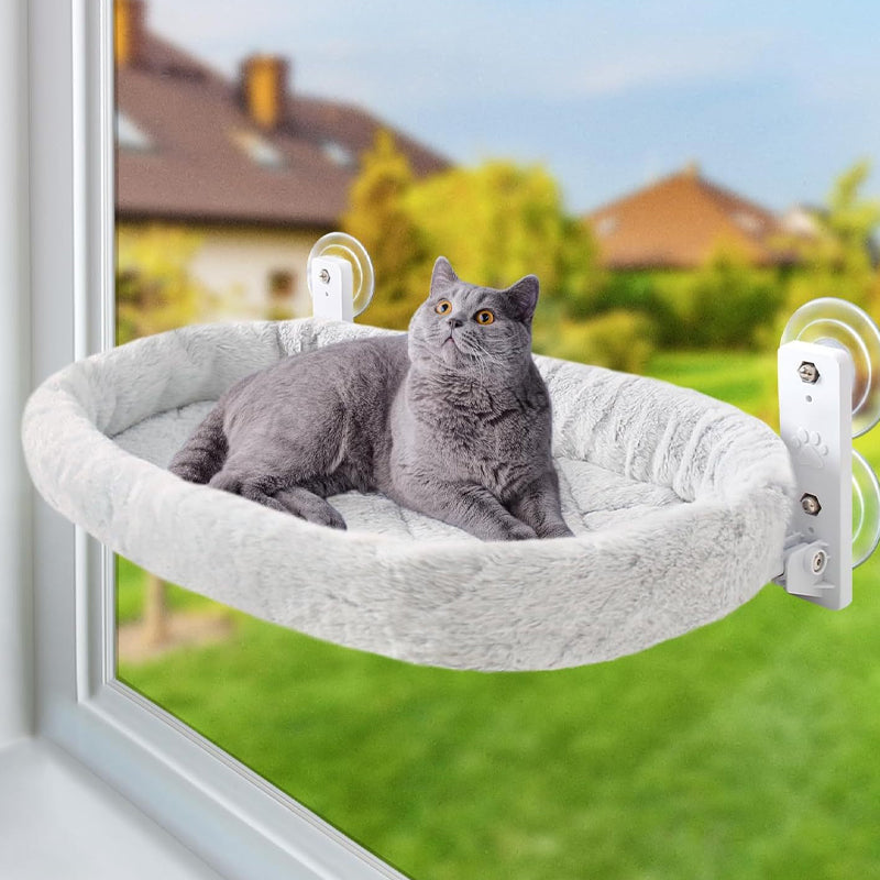 🐱Opvouwbare raamhangmat voor katten met zuignappen | De ultieme plek om te zonnen