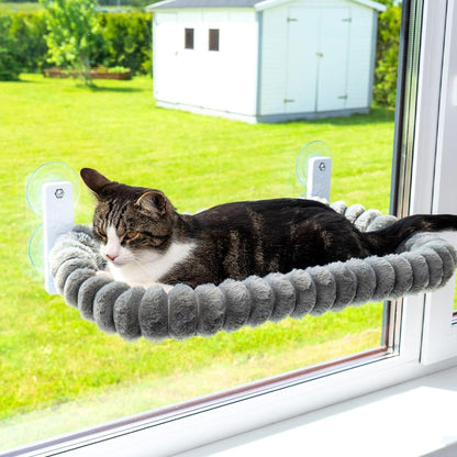 🐱Opvouwbare raamhangmat voor katten met zuignappen | De ultieme plek om te zonnen