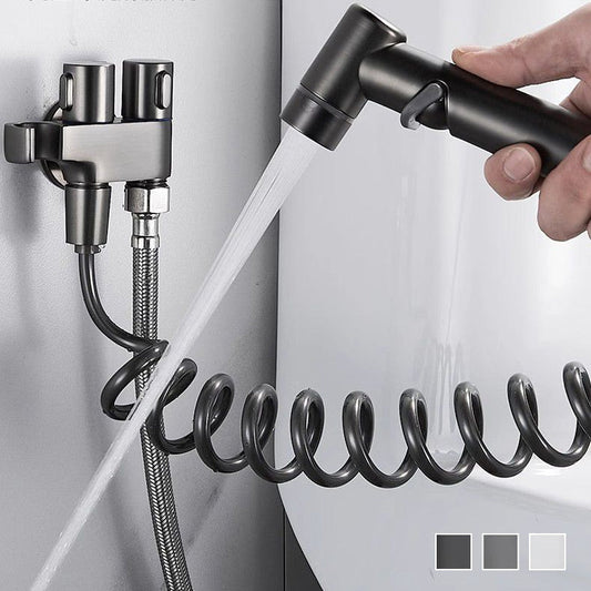🚽 2-in-1-set: afsluitklep voor het toilet en een sproeier💧🛠️