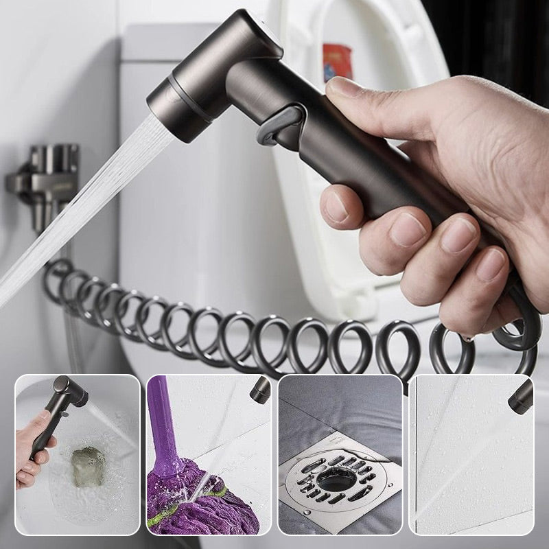 🚽 2-in-1-set: afsluitklep voor het toilet en een sproeier💧🛠️