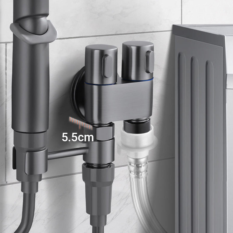 🚽 2-in-1-set: afsluitklep voor het toilet en een sproeier💧🛠️