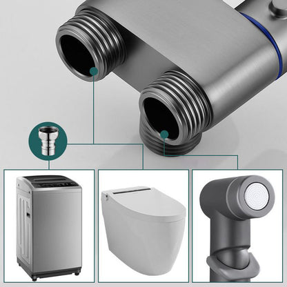 🚽 2-in-1-set: afsluitklep voor het toilet en een sproeier💧🛠️