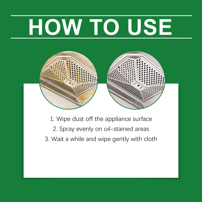 🧽 Multifunctionele reinigingsspray voor keukenapparatuur | Vet- en vuilverwijderaar