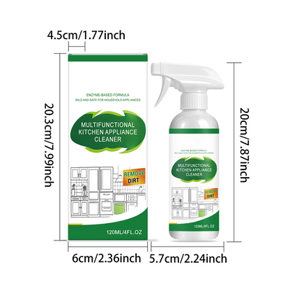 🧽 Multifunctionele reinigingsspray voor keukenapparatuur | Vet- en vuilverwijderaar