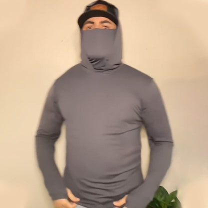 Sneldrogende lichte herenhoodie met UV-bescherming