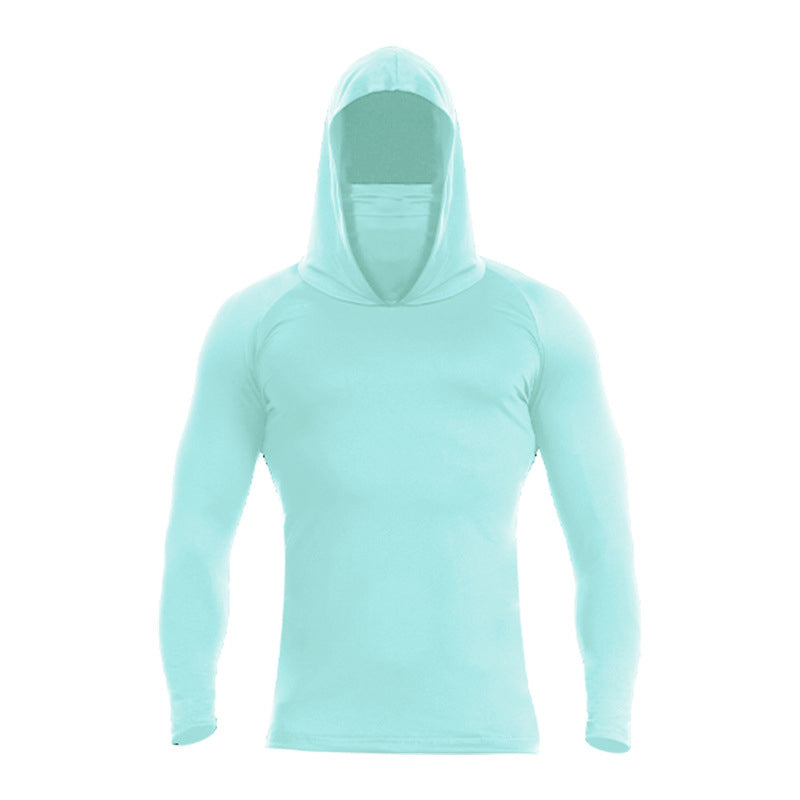 Sneldrogende lichte herenhoodie met UV-bescherming