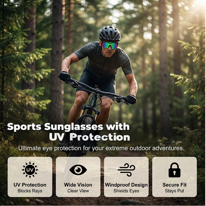 🕶️ UV400-sportzonnebrillen voor heren en dames | 100% bescherming • Stijlvol