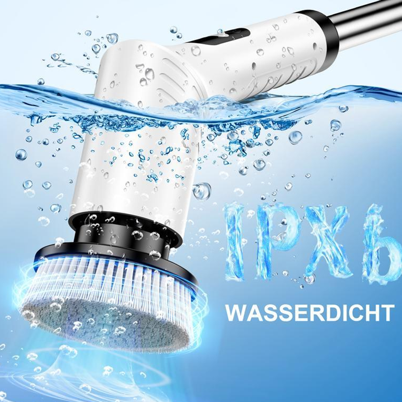 🧴NU 50% KORTING!🔥Draadloze Elektrische Roterende Scrubborstel – Krachtig, Veelzijdig & Perfect voor Dieptereiniging 🛅