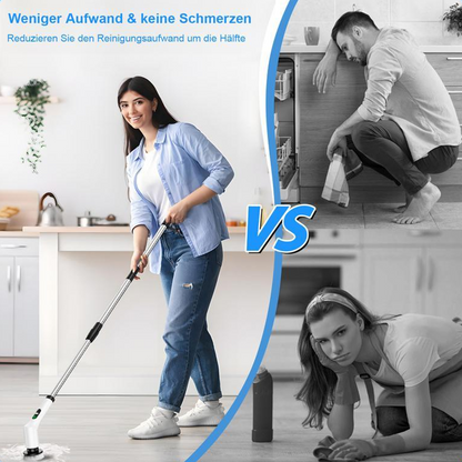 🧴NU 50% KORTING!🔥Draadloze Elektrische Roterende Scrubborstel – Krachtig, Veelzijdig & Perfect voor Dieptereiniging 🛅