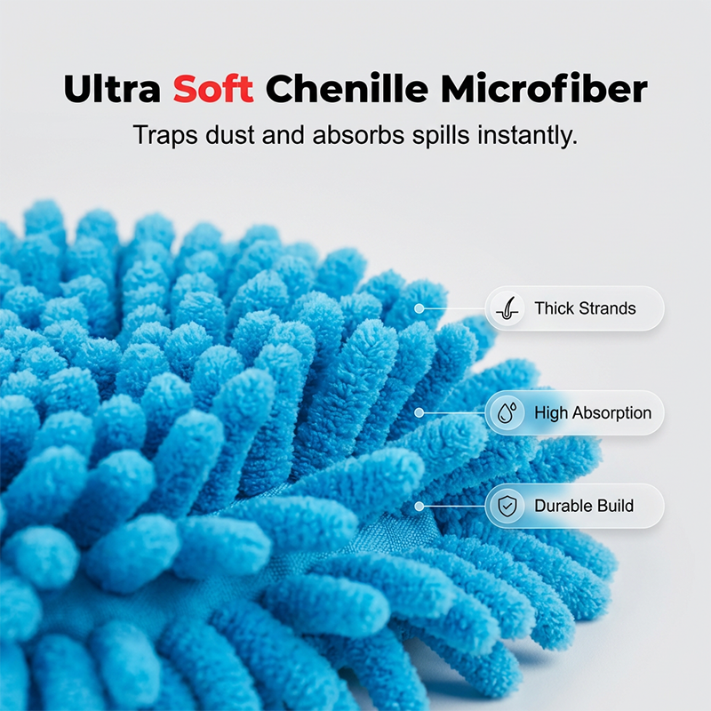 Vervangende mopkop voor de Chenille Spin