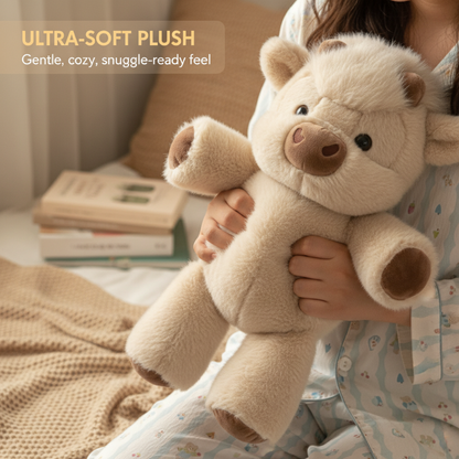 🧸Schattige knuffel van een Schotse hooglandkoe