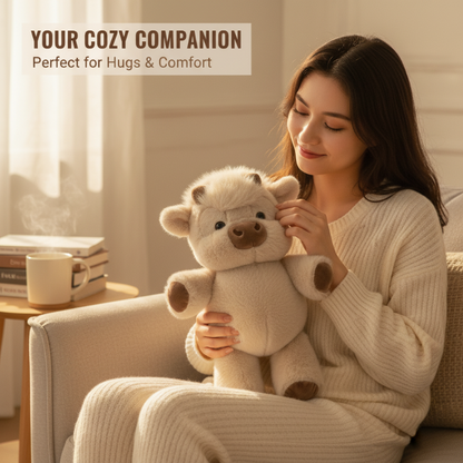 🧸Schattige knuffel van een Schotse hooglandkoe