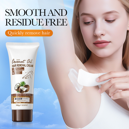 🥥 Coconut Oil Hair Removal Cream for Smooth Skin | Gentle & nourishing