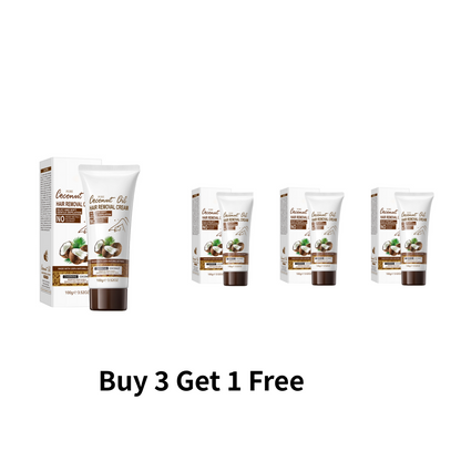 🥥 Coconut Oil Hair Removal Cream for Smooth Skin | Gentle & nourishing