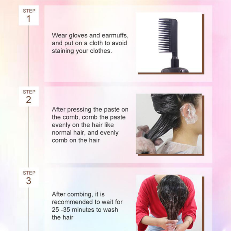 💇‍♀️ 3-in-1 haarkleurkam | Kleuren • Mengen • Aanbrengen – Alles in één