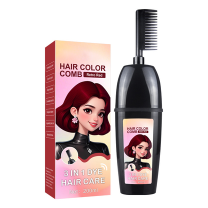 💇‍♀️ 3-in-1 haarkleurkam | Kleuren • Mengen • Aanbrengen – Alles in één