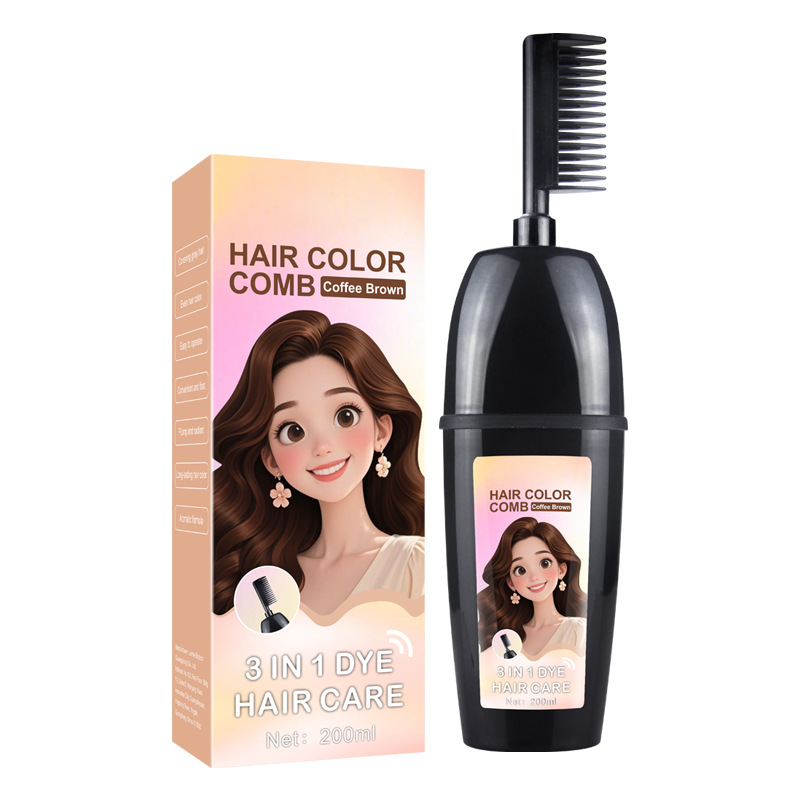 💇‍♀️ 3-in-1 haarkleurkam | Kleuren • Mengen • Aanbrengen – Alles in één