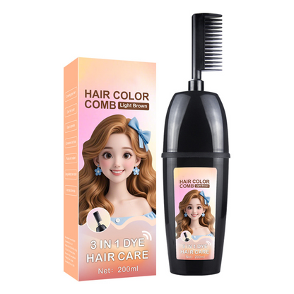 💇‍♀️ 3-in-1 haarkleurkam | Kleuren • Mengen • Aanbrengen – Alles in één