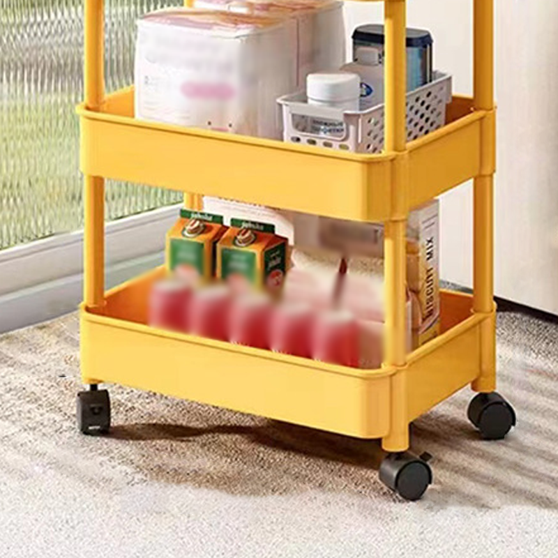🌞Fris De Lente In Met 50% Korting!🏡Verrijdbare Trolley op Wielen | Smalle Rolwagen voor Keuken & Badkamer | Ruimtebesparend Opbergrek (Tot 5 Lagen)