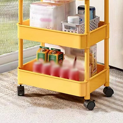 🌞Fris De Lente In Met 50% Korting!🏡Verrijdbare Trolley op Wielen | Smalle Rolwagen voor Keuken & Badkamer | Ruimtebesparend Opbergrek (Tot 5 Lagen)
