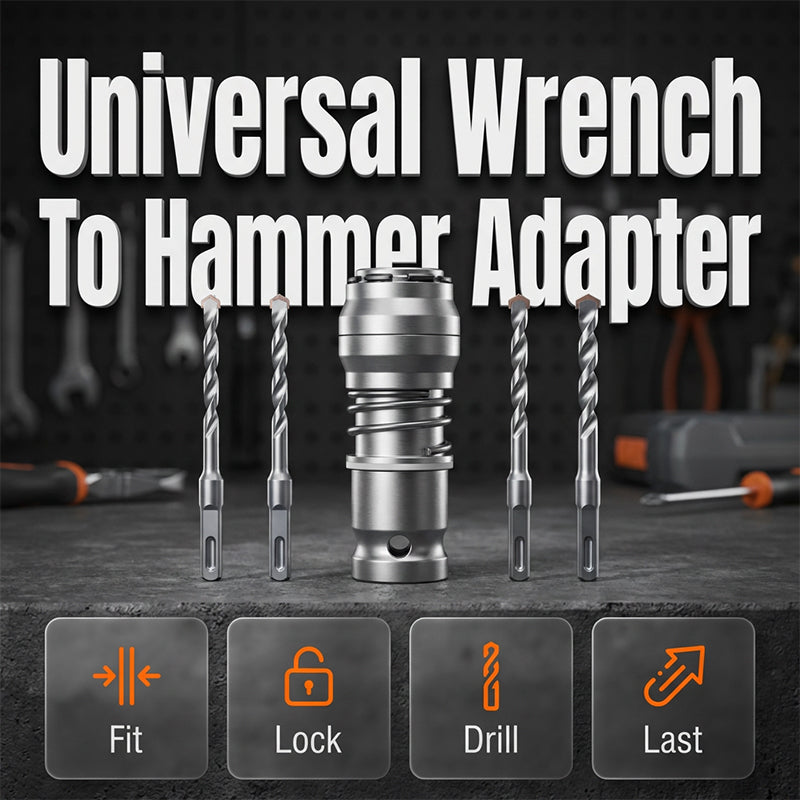 📢📢50% OFF !! ⏰Universal Wrench To Hammer Adapter