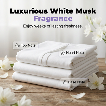 🧺 50% Korting – 5-in-1 White Musk Wasmiddel Pods (80 Stuks) | Frisse Geur & Krachtige Reiniging in Één Capsule