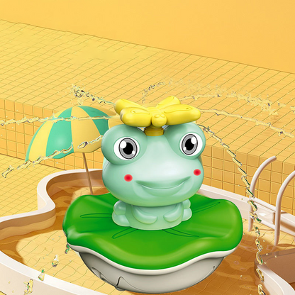 🐊🐸 Elektrisch badspeeltje in de vorm van een krokodil en een kikker, met waterspuitfunctie💦