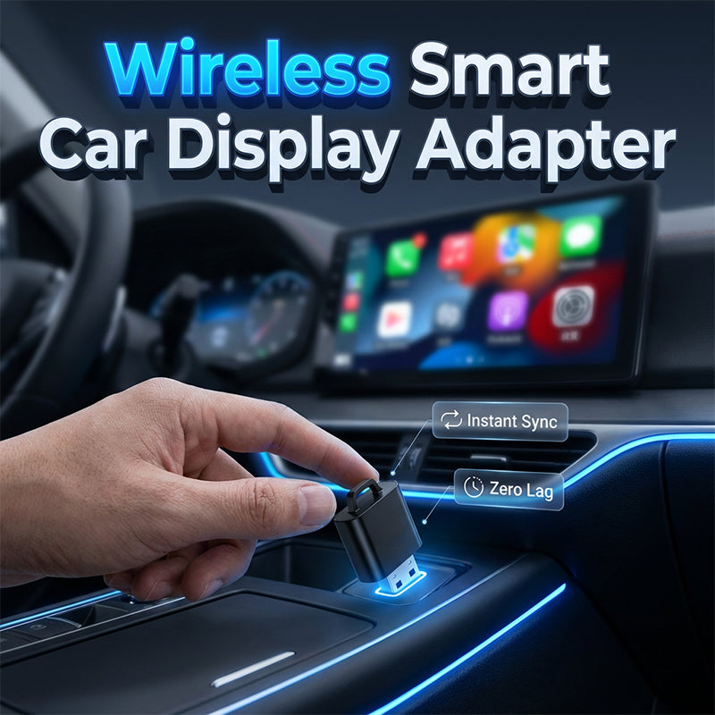 🚗 2-in-1 draadloze iOS- en Android Auto-adapter | Direct verbinding • Betrouwbaar
