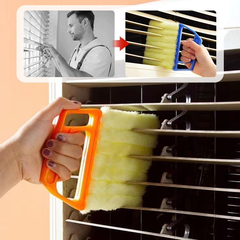 💥🌿🏠50% KORTING! Verstelbare jaloezieënreiniger, past op alle lamellen, geschikt voor verticale/horizontale jaloezieën, ventilatie en vensterbanken🛡️✅