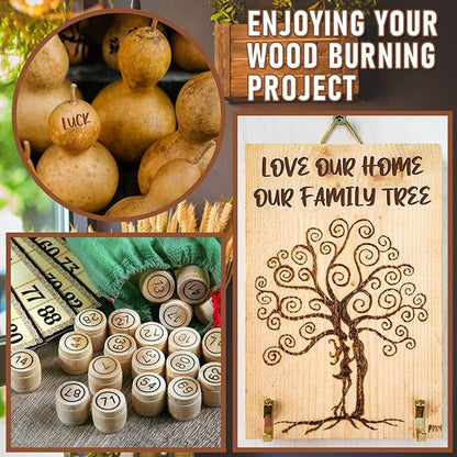 Set voor gereedschapspen en tips voor houtverbranding