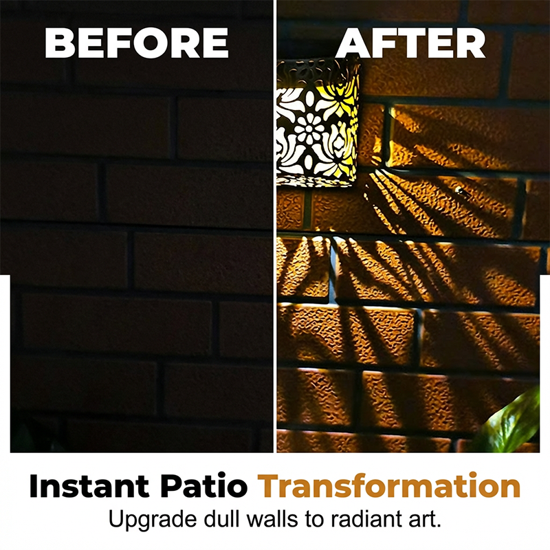 🔥 Hot sale 30% OFF🔥Solar Powered Hollow-Out Wall Light