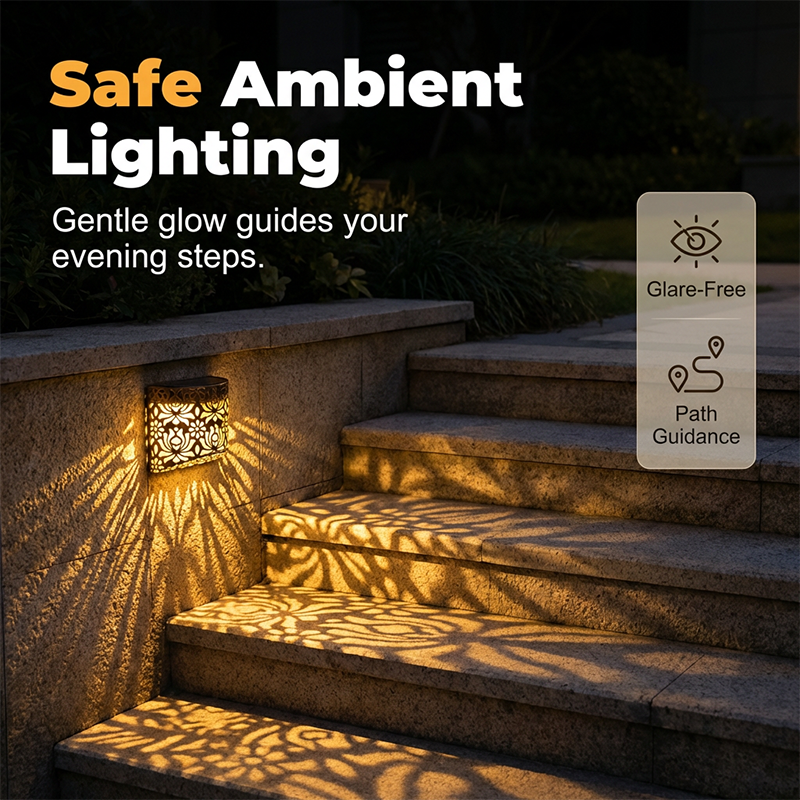 🔥 Hot sale 30% OFF🔥Solar Powered Hollow-Out Wall Light