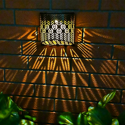 🔥 Hot sale 30% OFF🔥Solar Powered Hollow-Out Wall Light