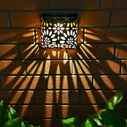 🔥 Hot sale 30% OFF🔥Solar Powered Hollow-Out Wall Light
