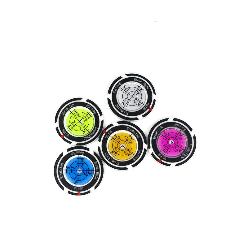 ⛳ Precision Golf Green Reading Level & Ball Marker | 2-in-1 • Verbeter je putt